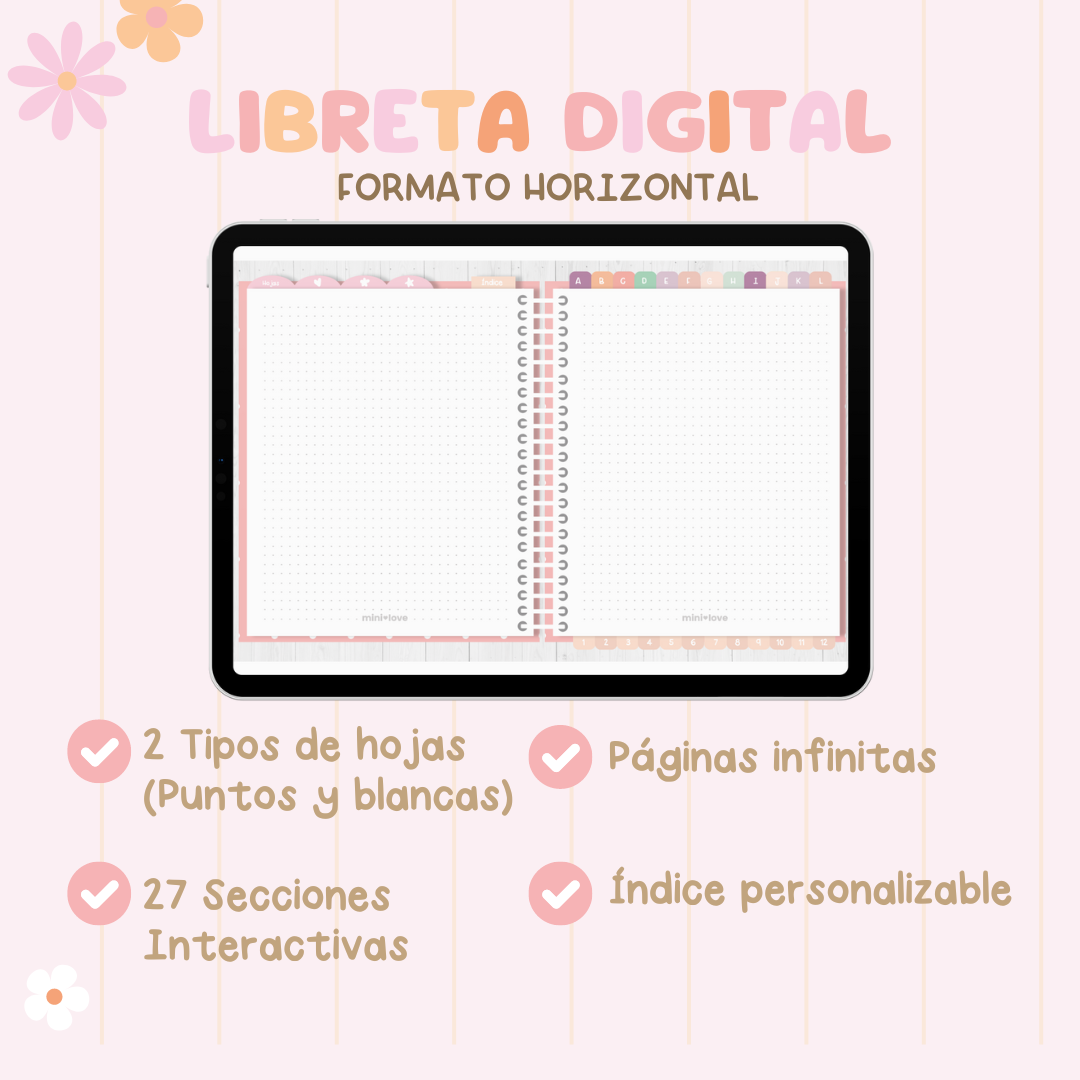 Kit Bullet Journal Digital - Horizontal